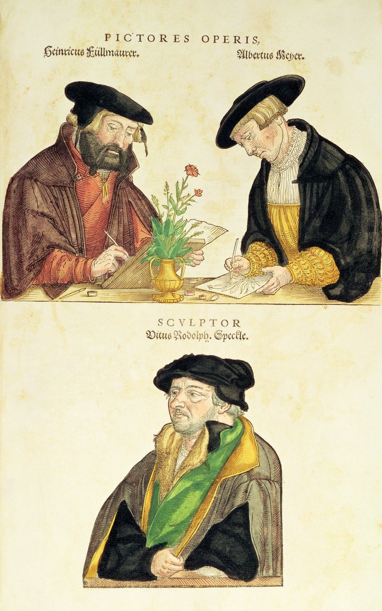 Illustratorerne af De Historia Stirpium af Leonard Fuchs, 1542 af German School