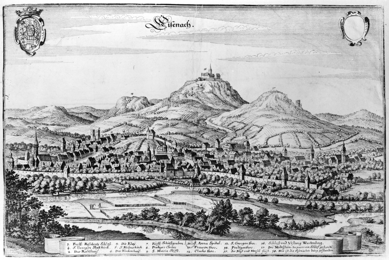 Udsigt over Eisenach af German School