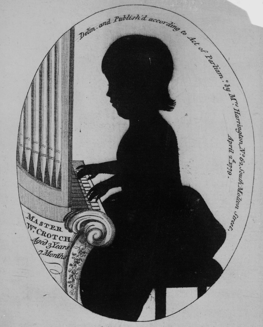 William Crotch spiller orgel af German School