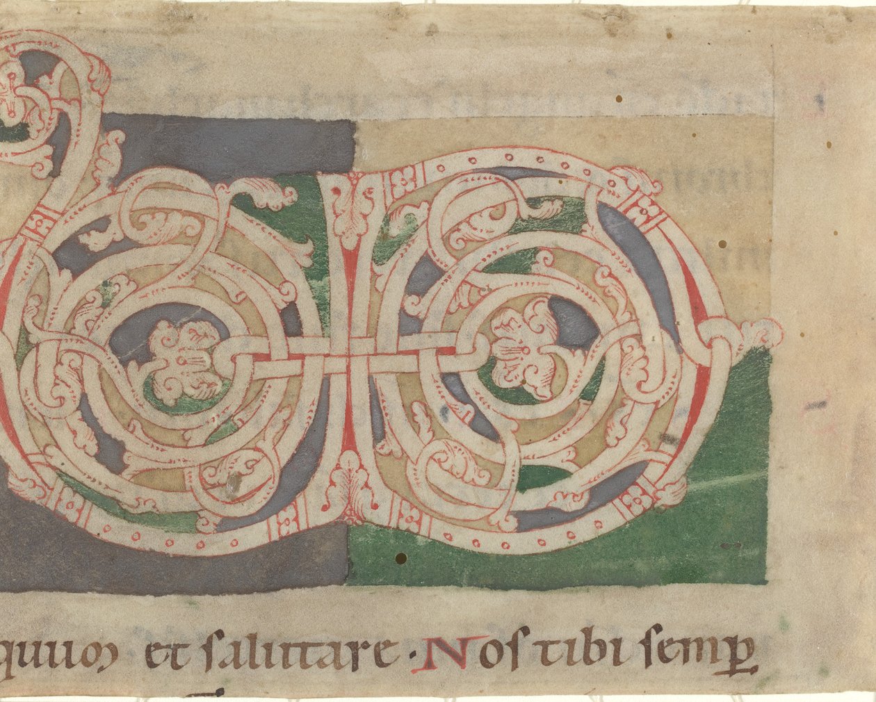 Initialerne V og D af German 12th Century