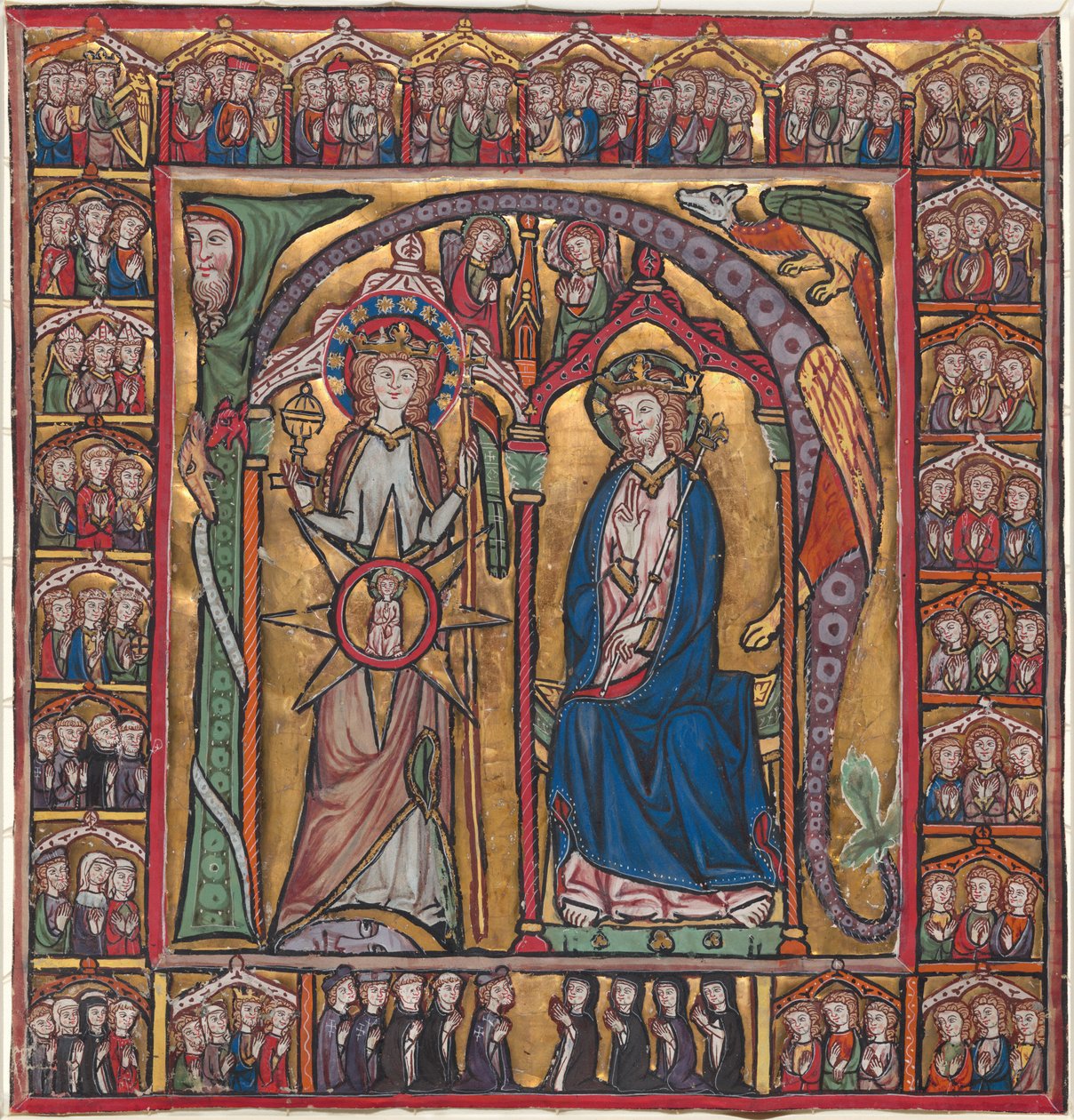 Kirkens triumf af German 13th Century
