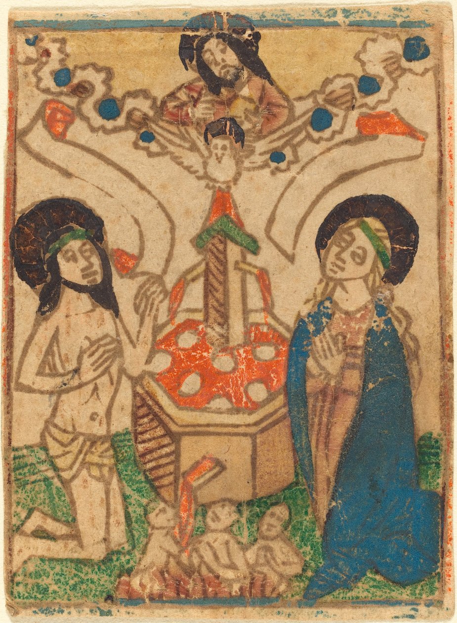 Allegori om eukaristien af German 15th Century