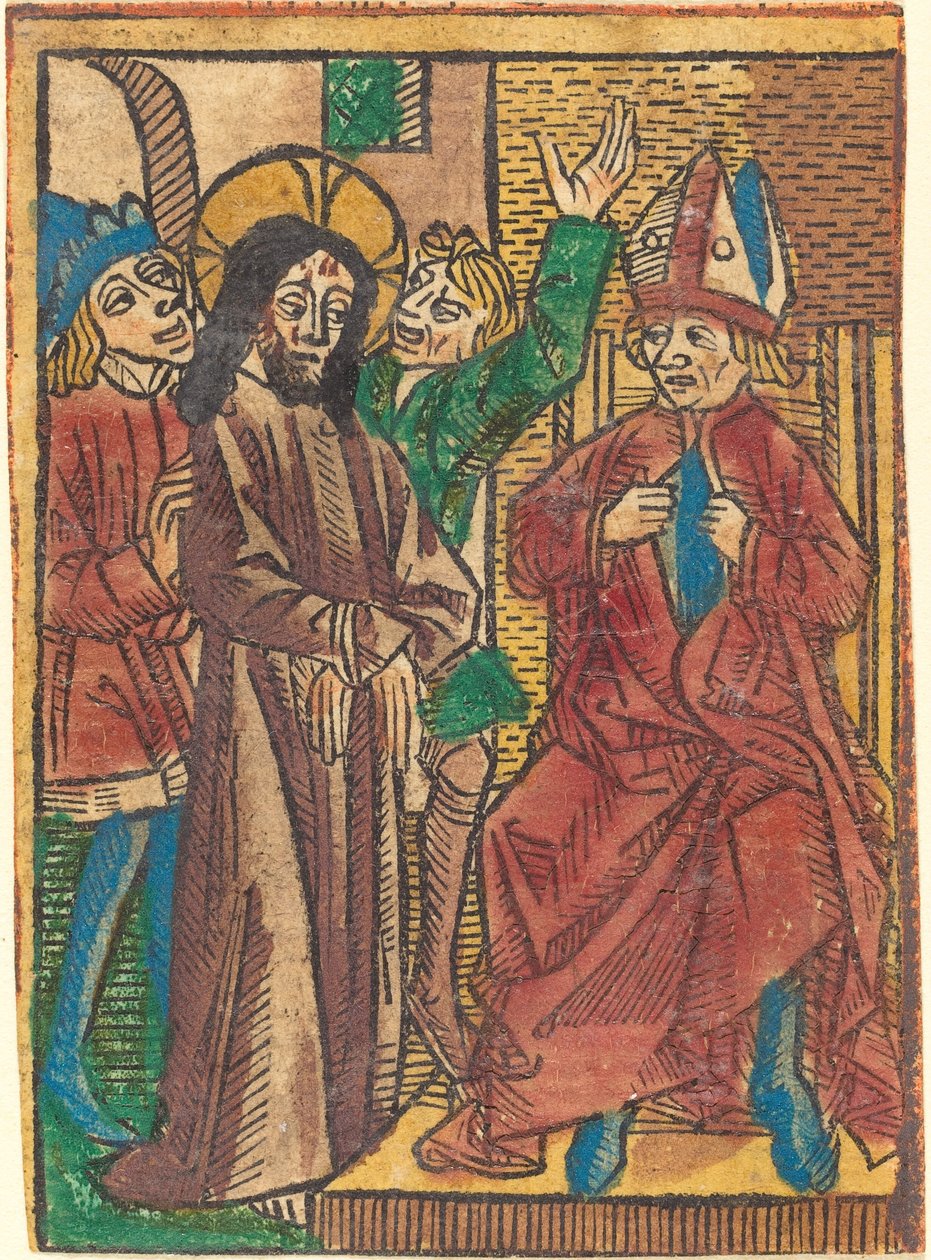 Før Caiaphas af German 15th Century