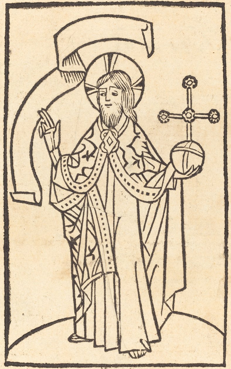 Før Kristus os Salvatore af German 15th Century