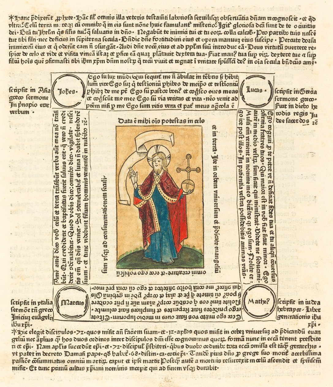 Før Kristus os Salvatore af German 15th Century