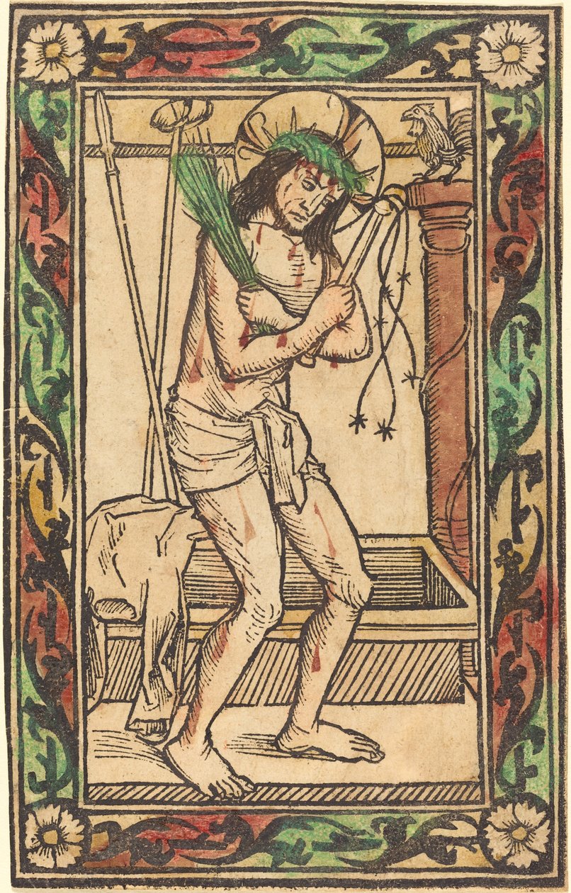 Kristus som sorgens mand af German 15th Century