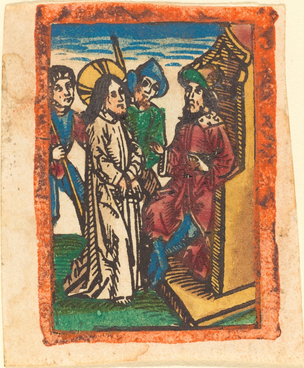 Kristus før Pilatus af German 15th Century