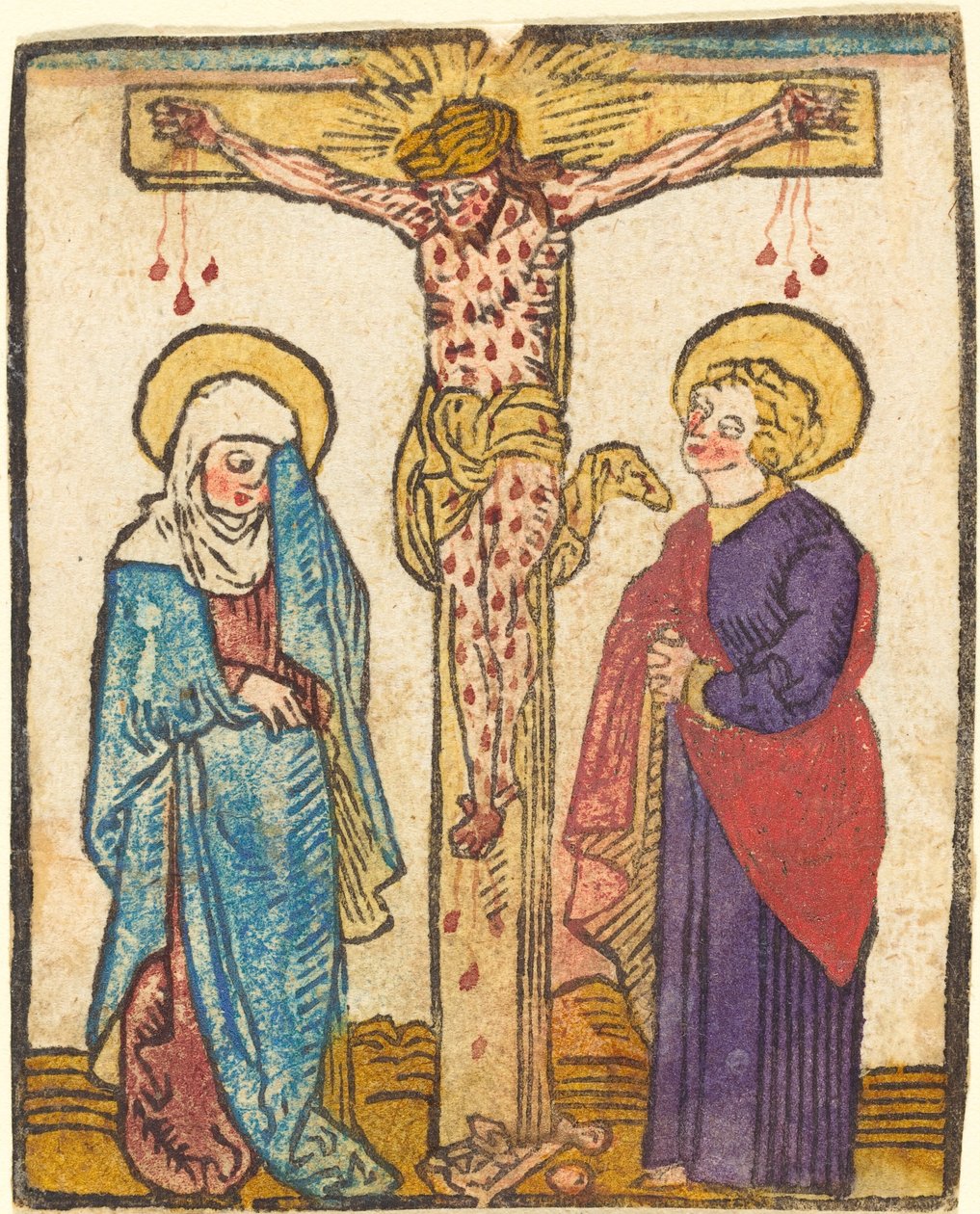 Kristus på korset af German 15th Century