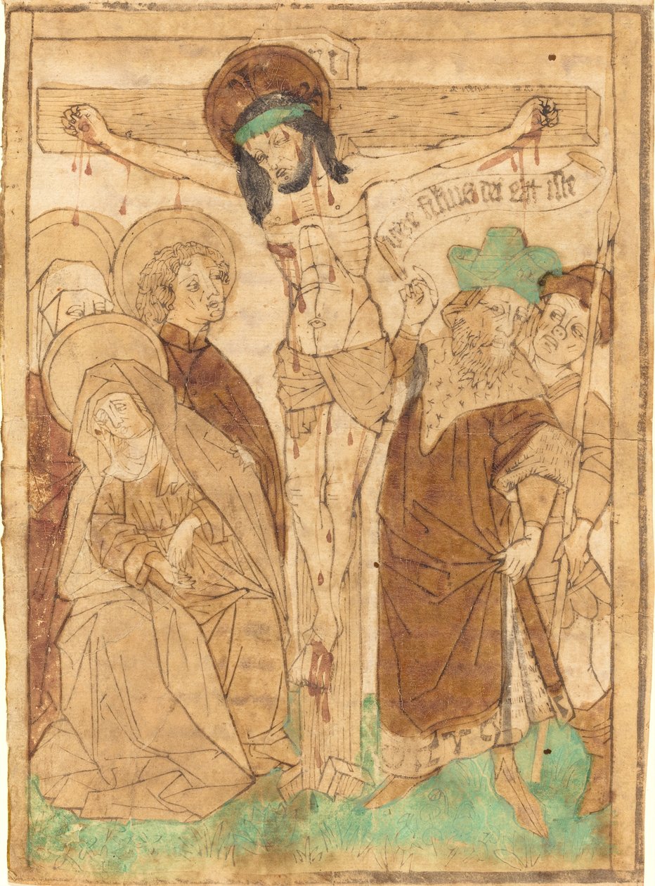 Kristus på korset af German 15th Century