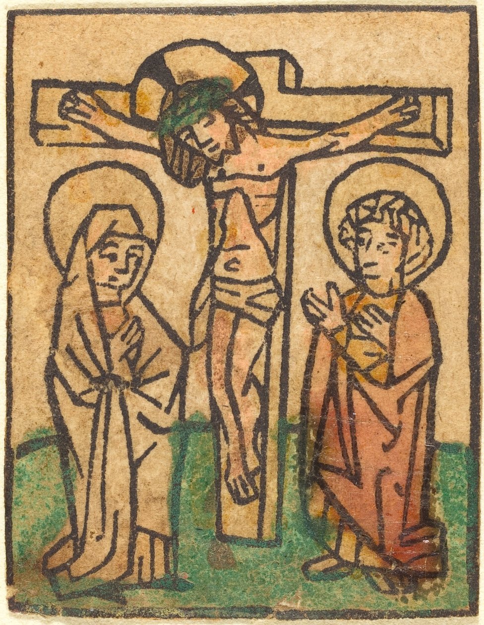 Kristus på korset af German 15th Century