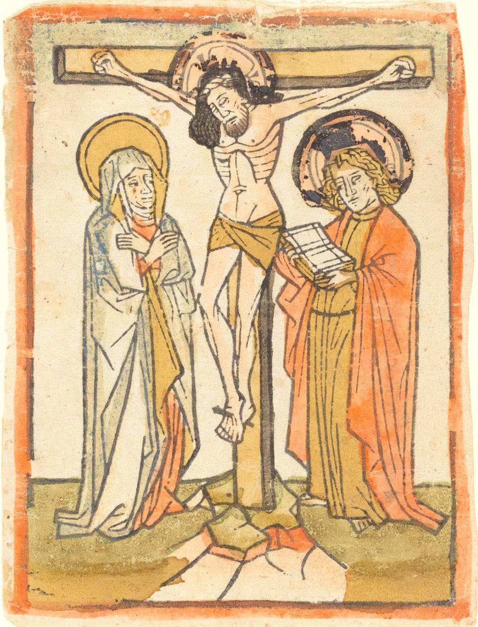 Kristus på korset af German 15th Century
