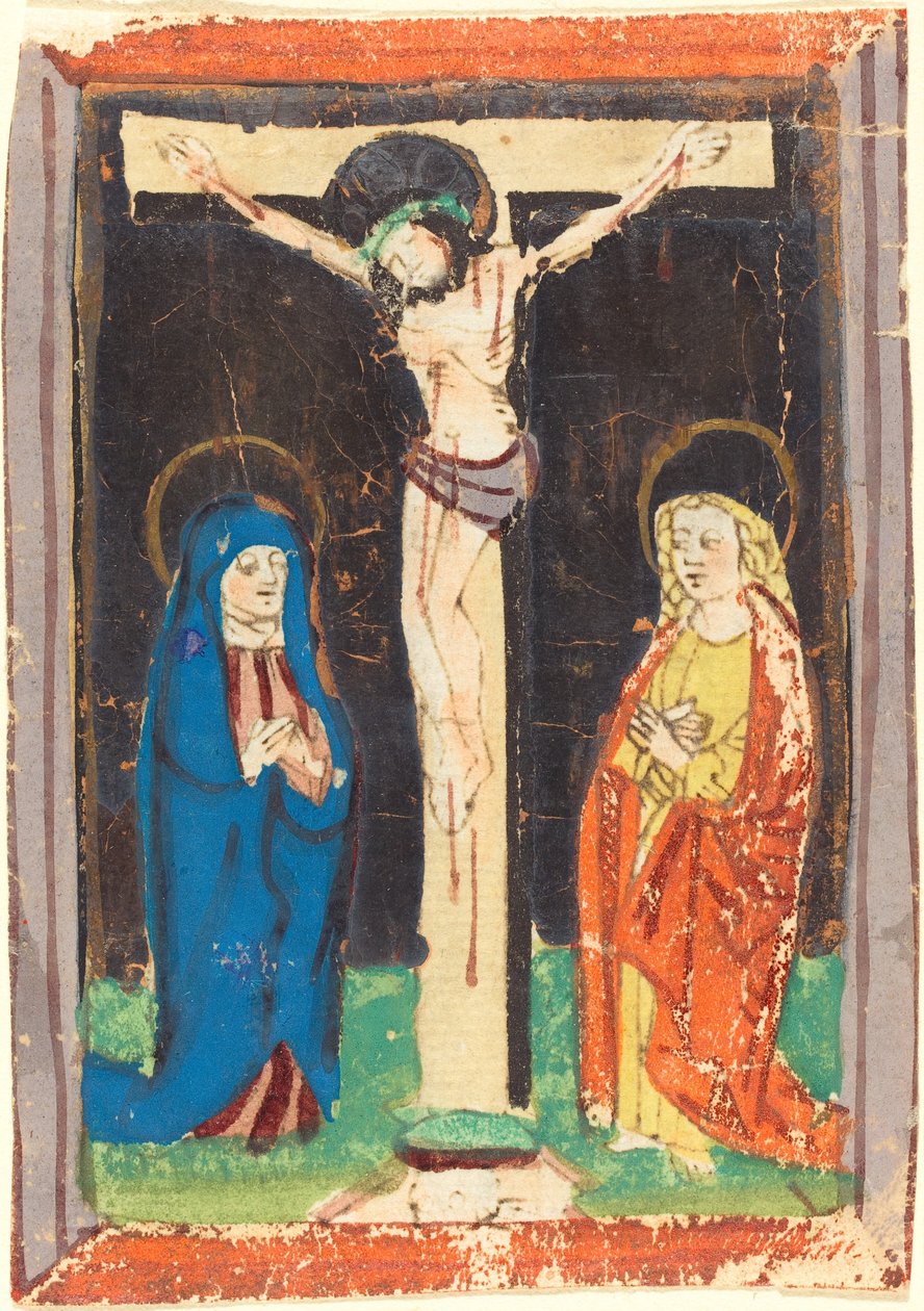 Kristus på korset af German 15th Century