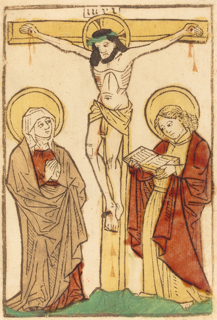 Kristus på korset af German 15th Century