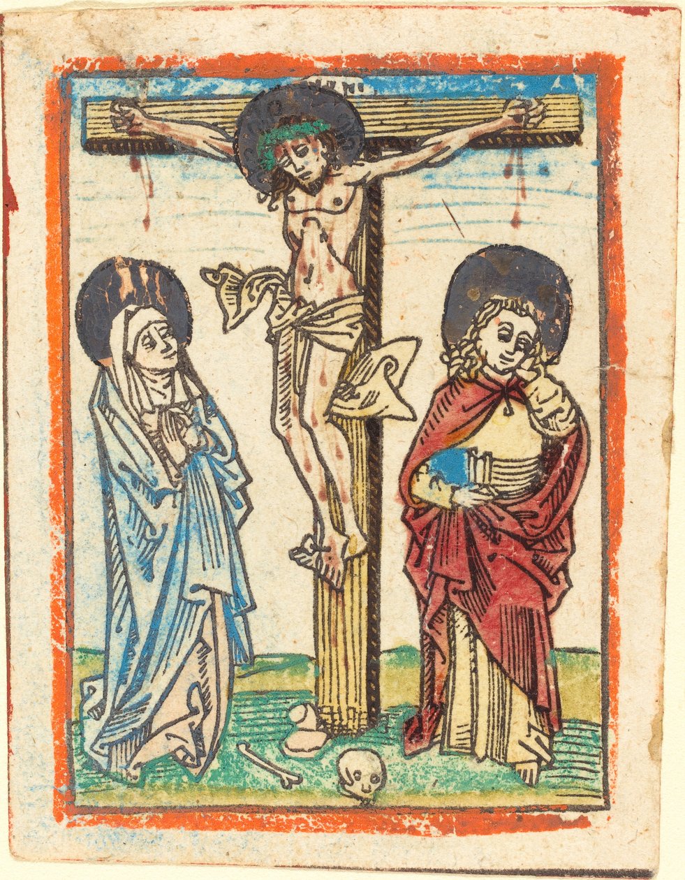 Kristus på korset af German 15th Century