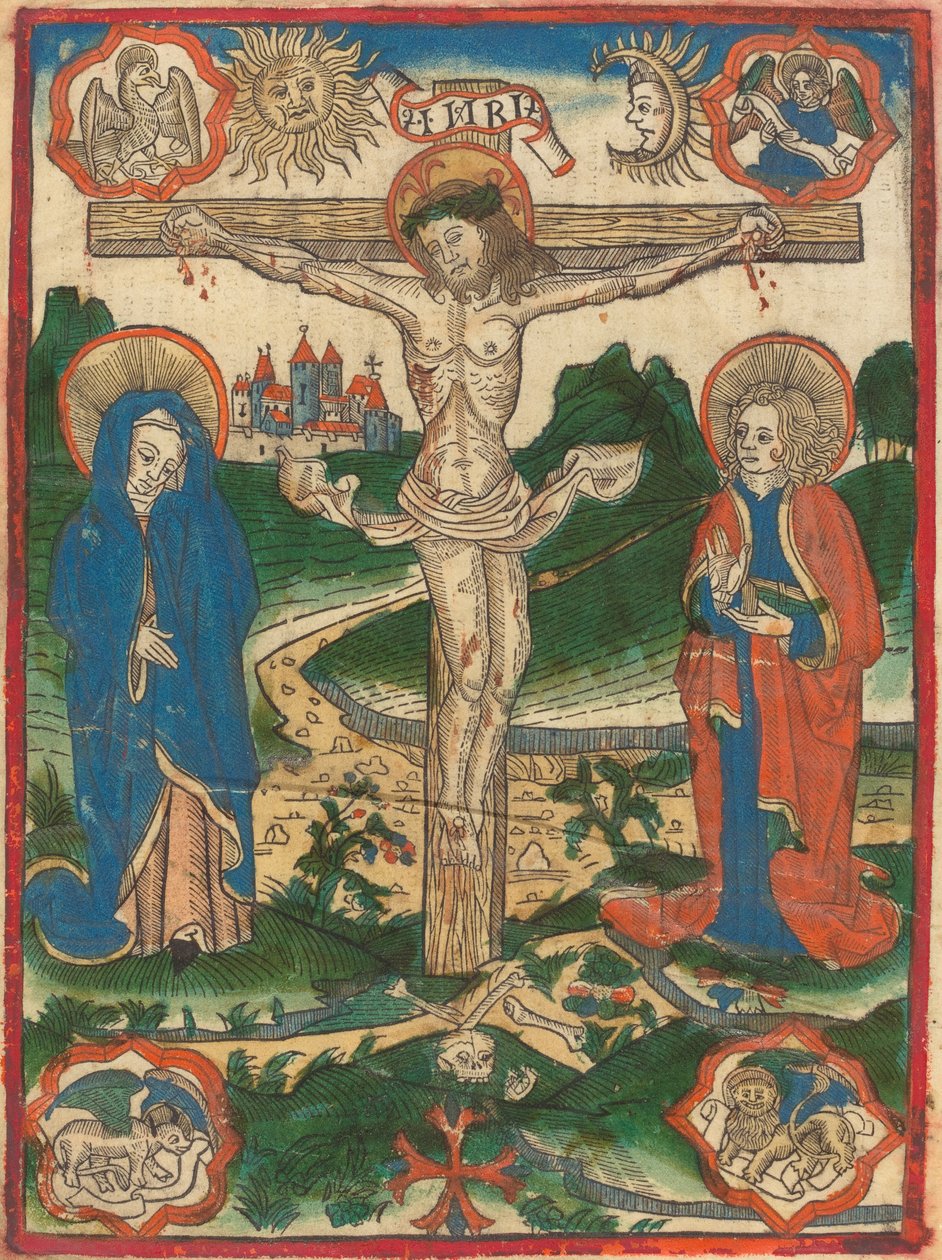 Kristus på korset af German 15th Century
