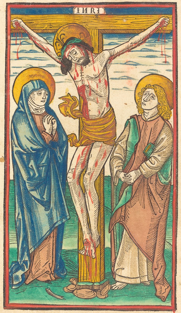 Kristus på korset af German 15th Century