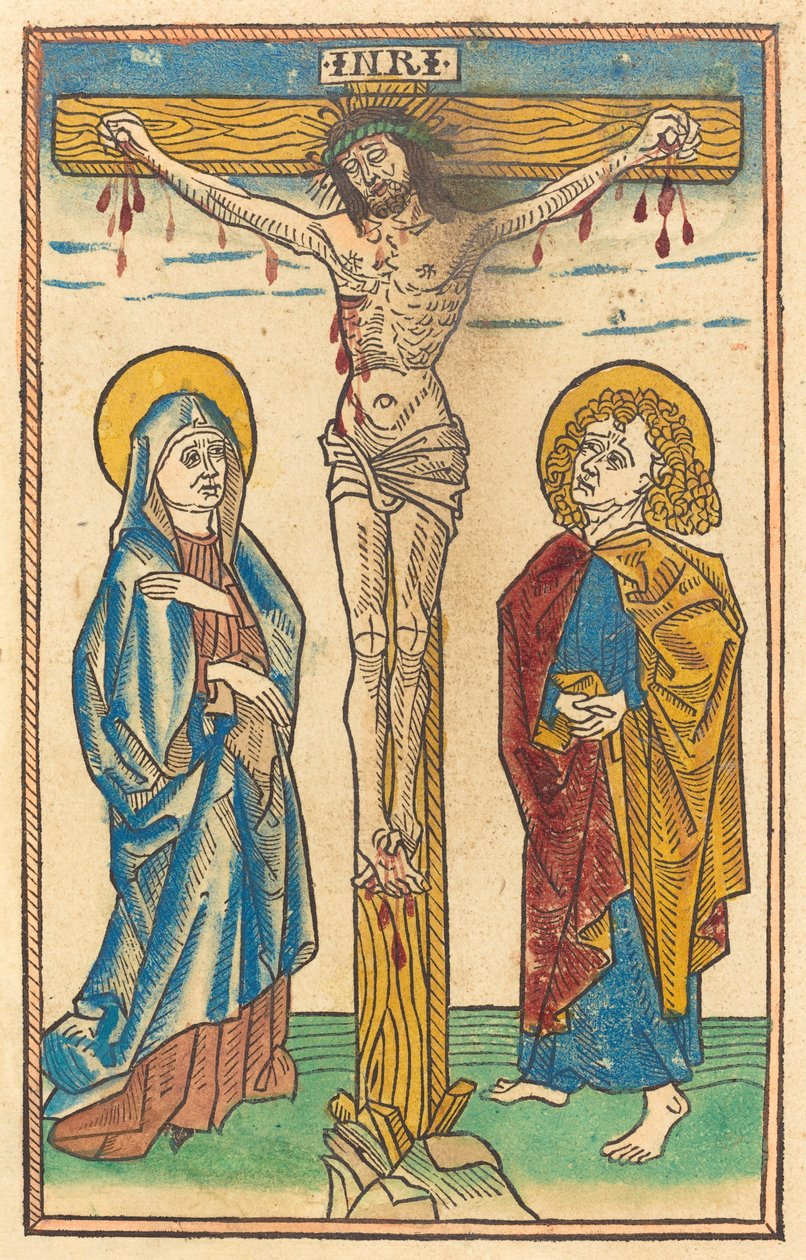 Kristus på korset af German 15th Century