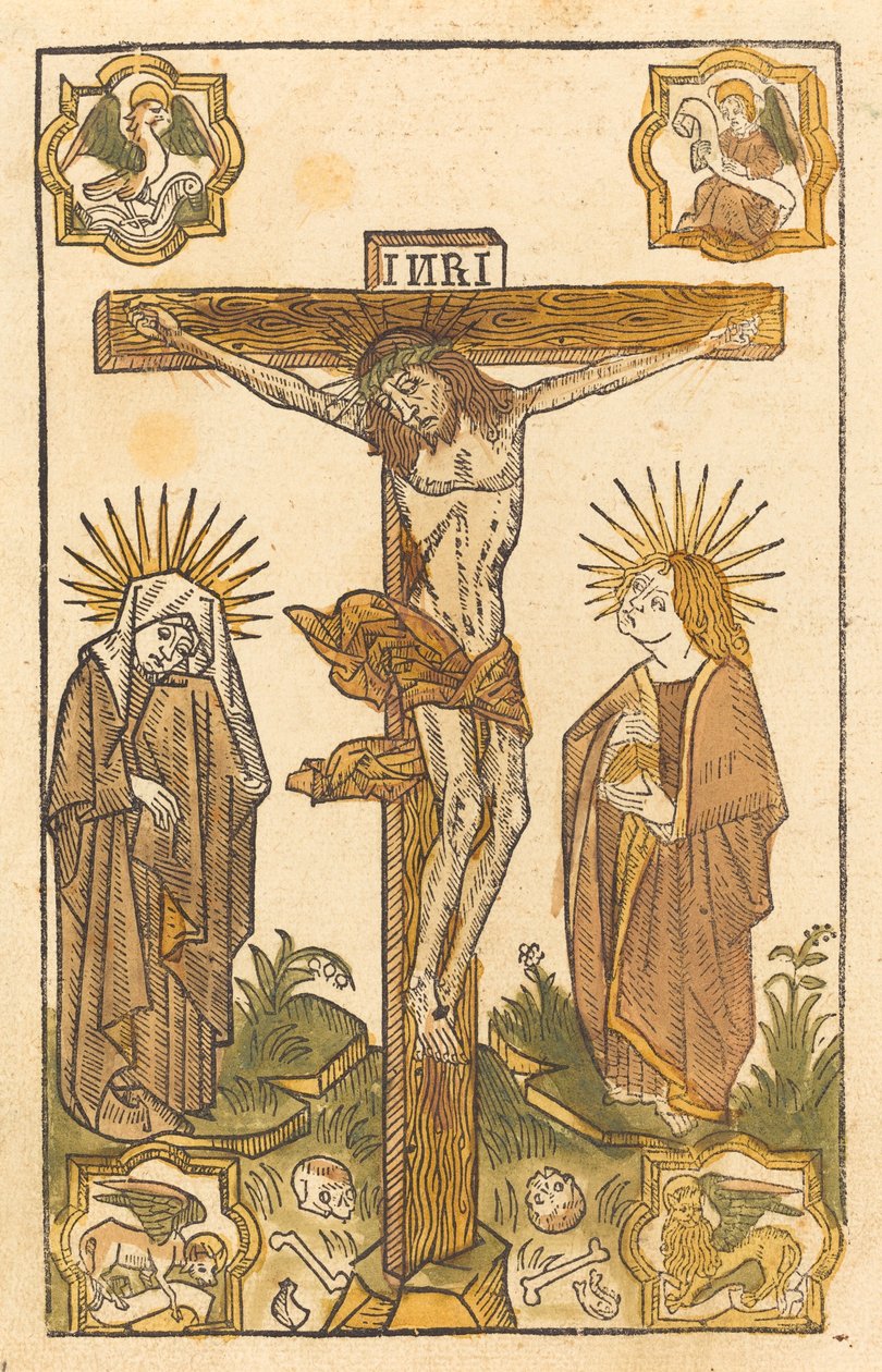 Kristus på korset af German 15th Century