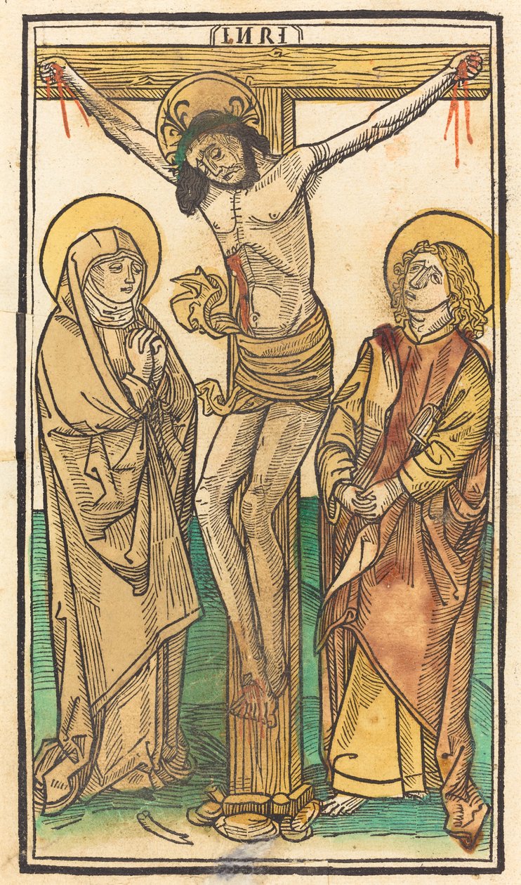 Kristus på korset af German 15th Century