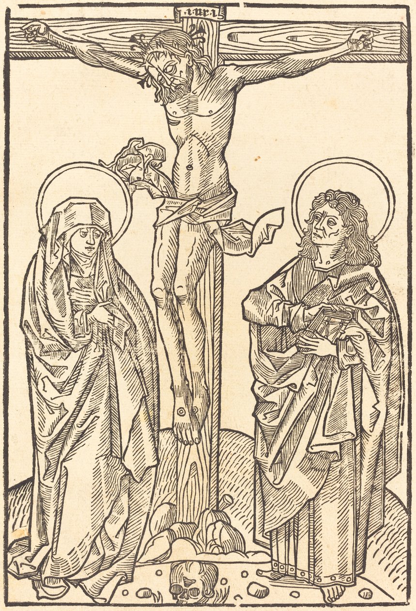 Kristus på korset af German 15th Century