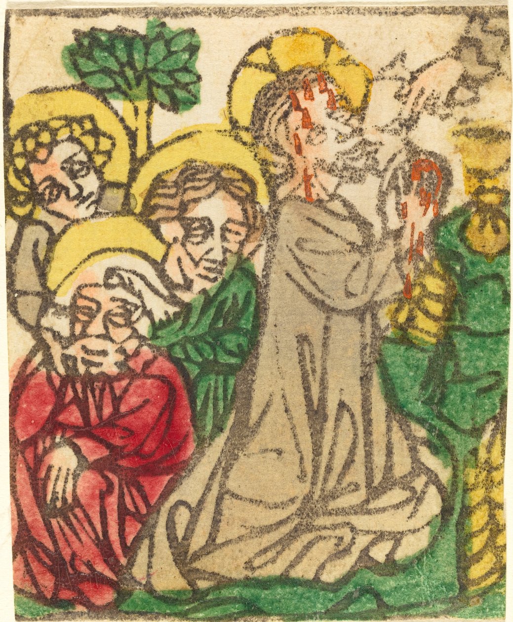 Kristus på Oliebjerget af German 15th Century