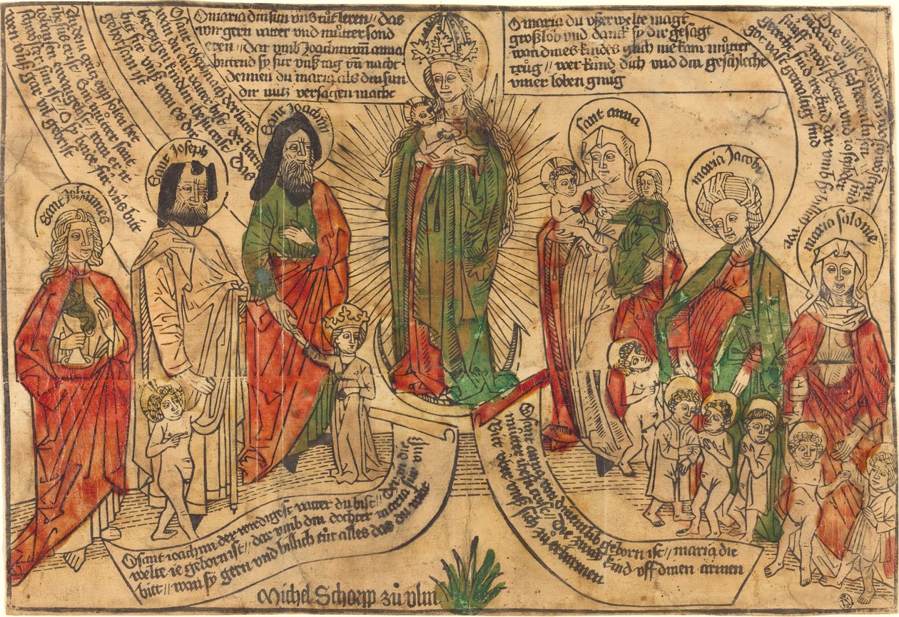 Hellige Slægtskab af German 15th Century