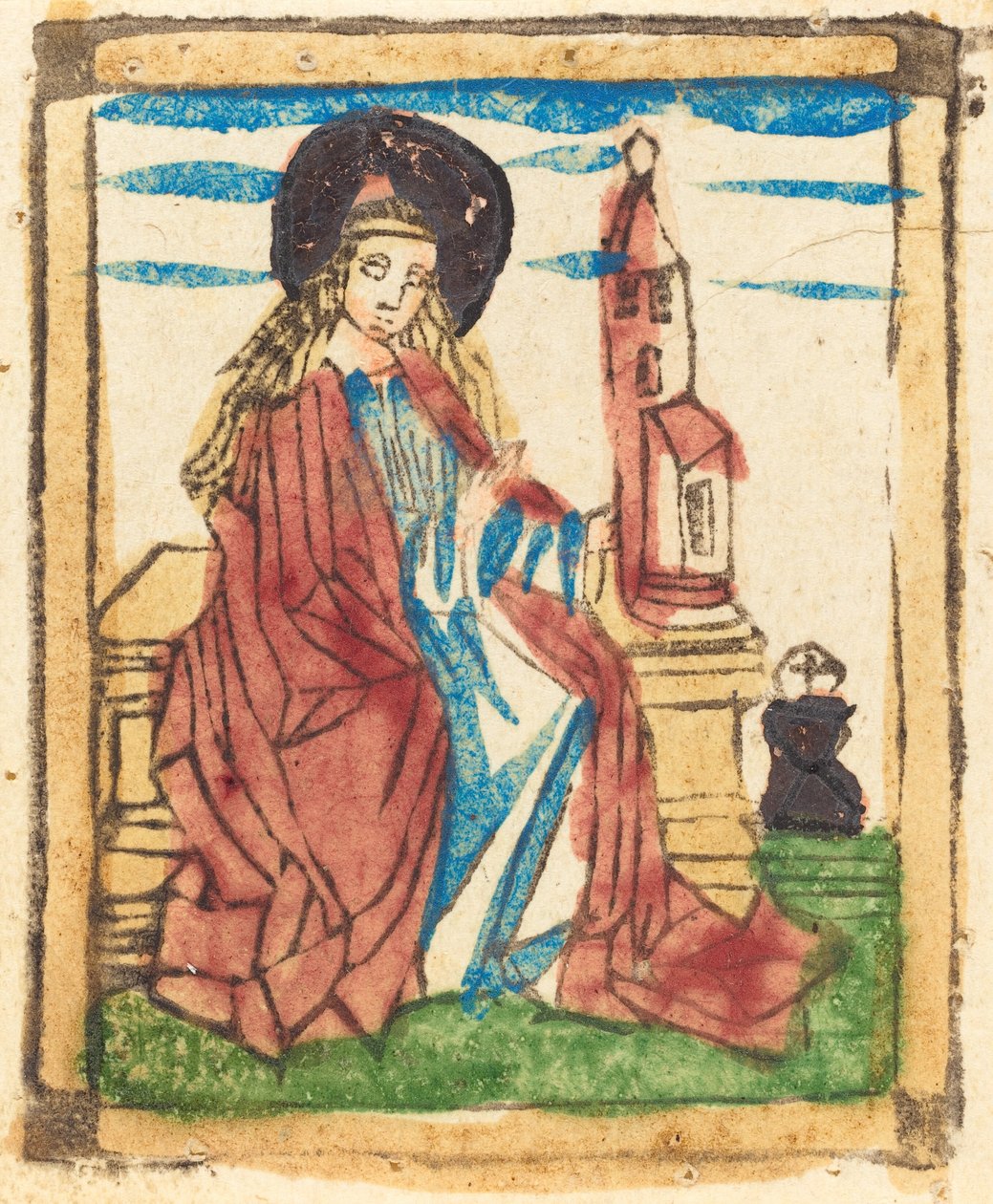 Sankt Barbara af German 15th Century