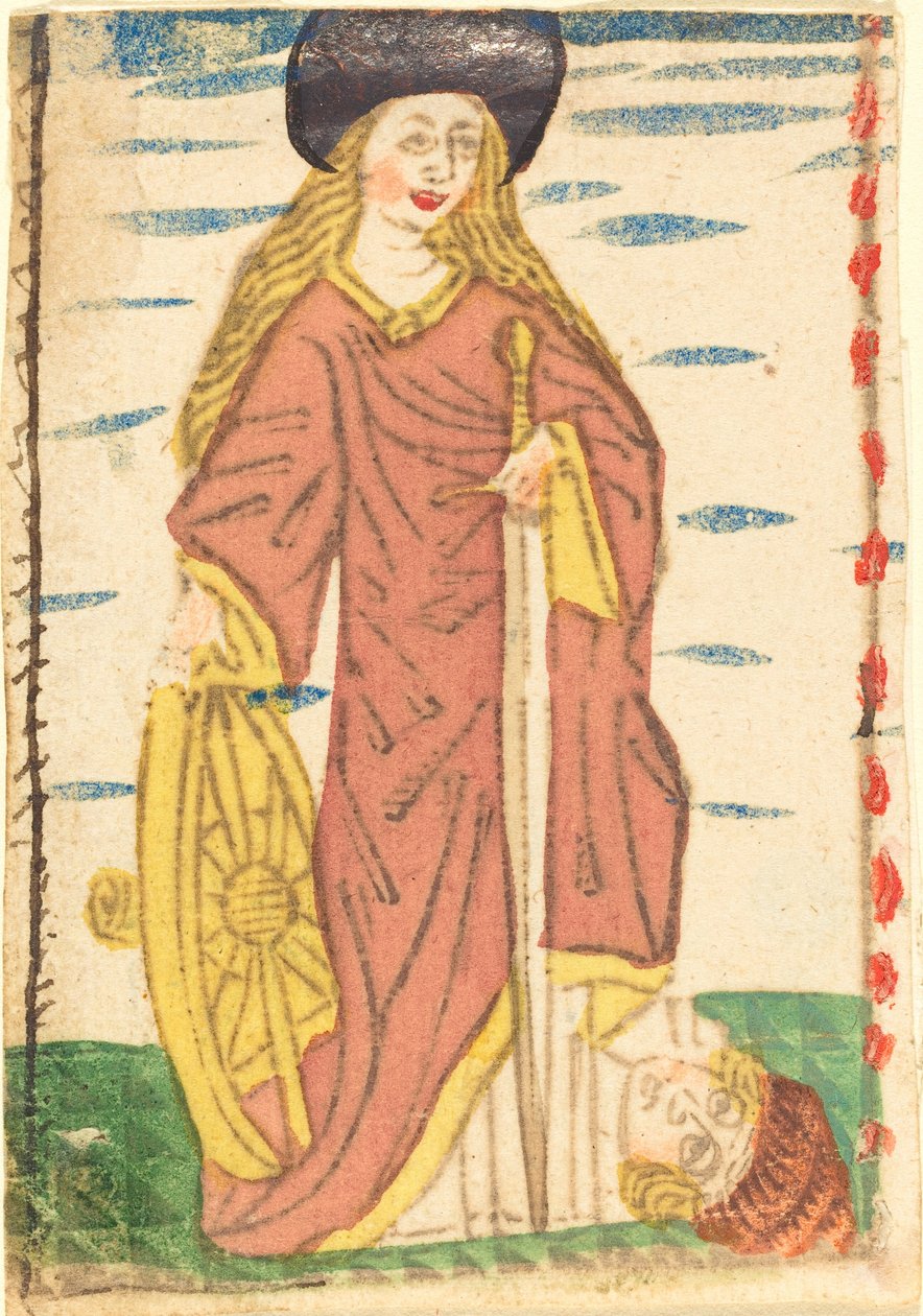 Den hellige Katarina af Alexandria af German 15th Century