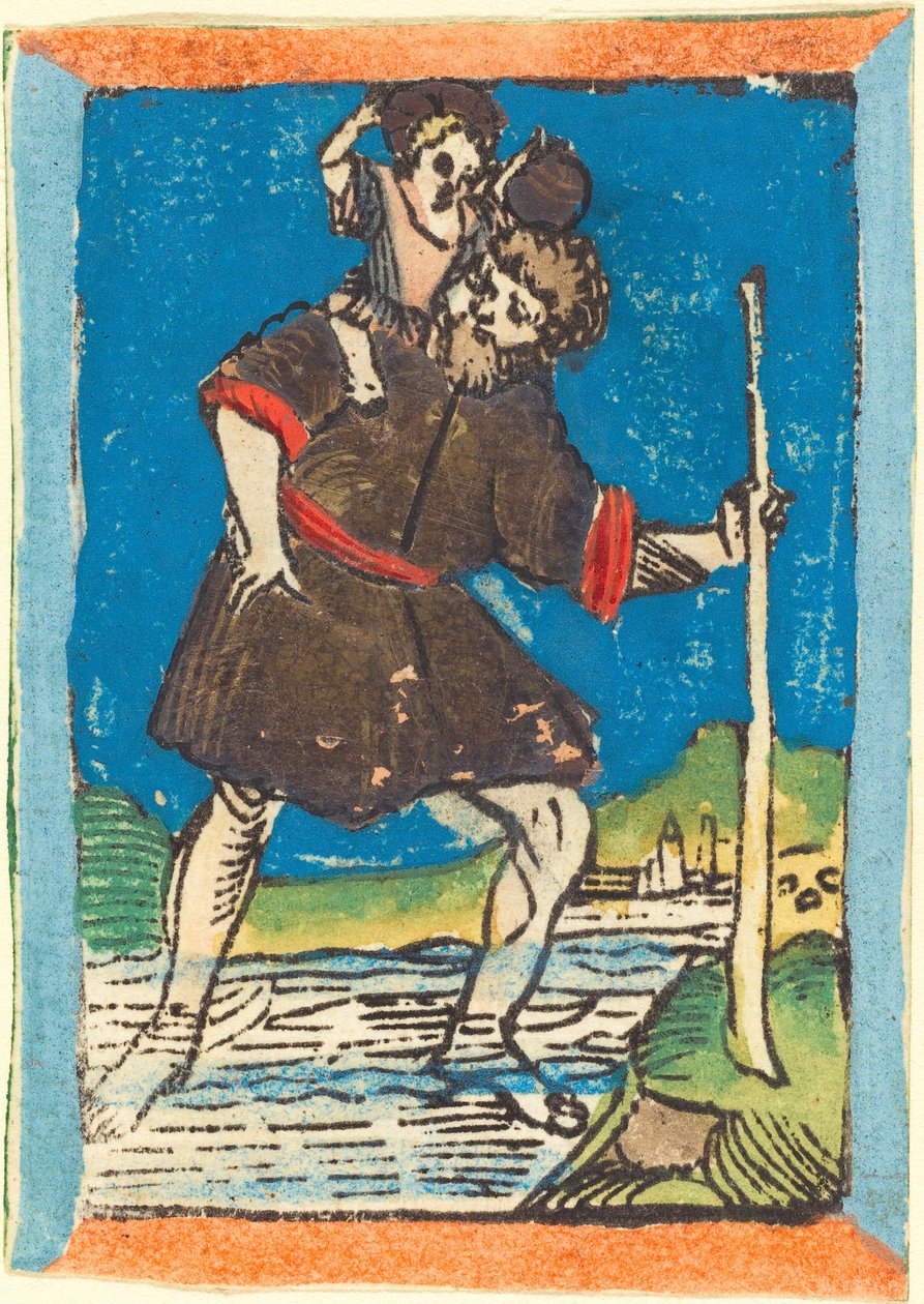 Sankt Christopher af German 15th Century