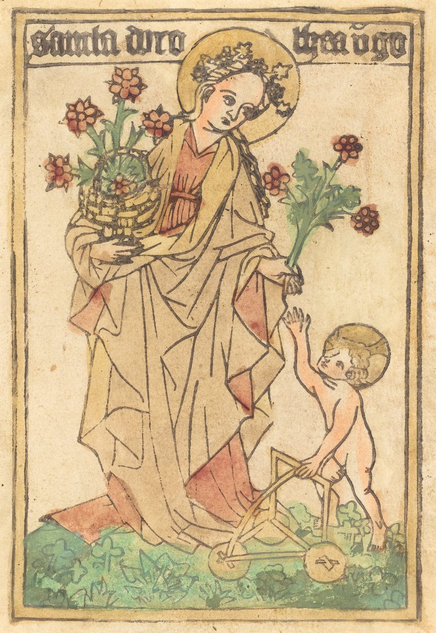 Sankt Dorothy af German 15th Century