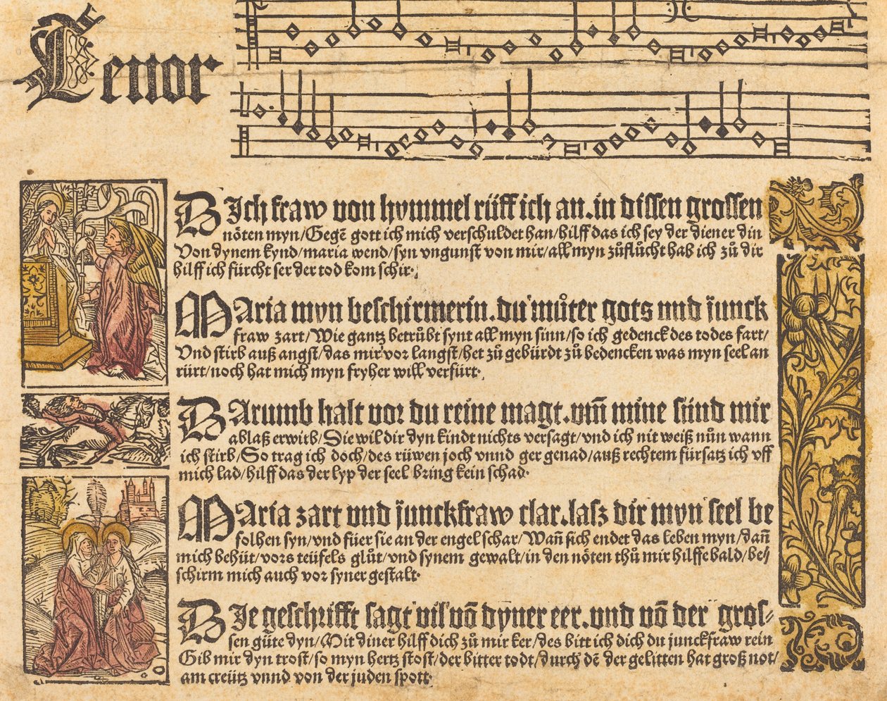 Sang til jomfruen af German 15th Century