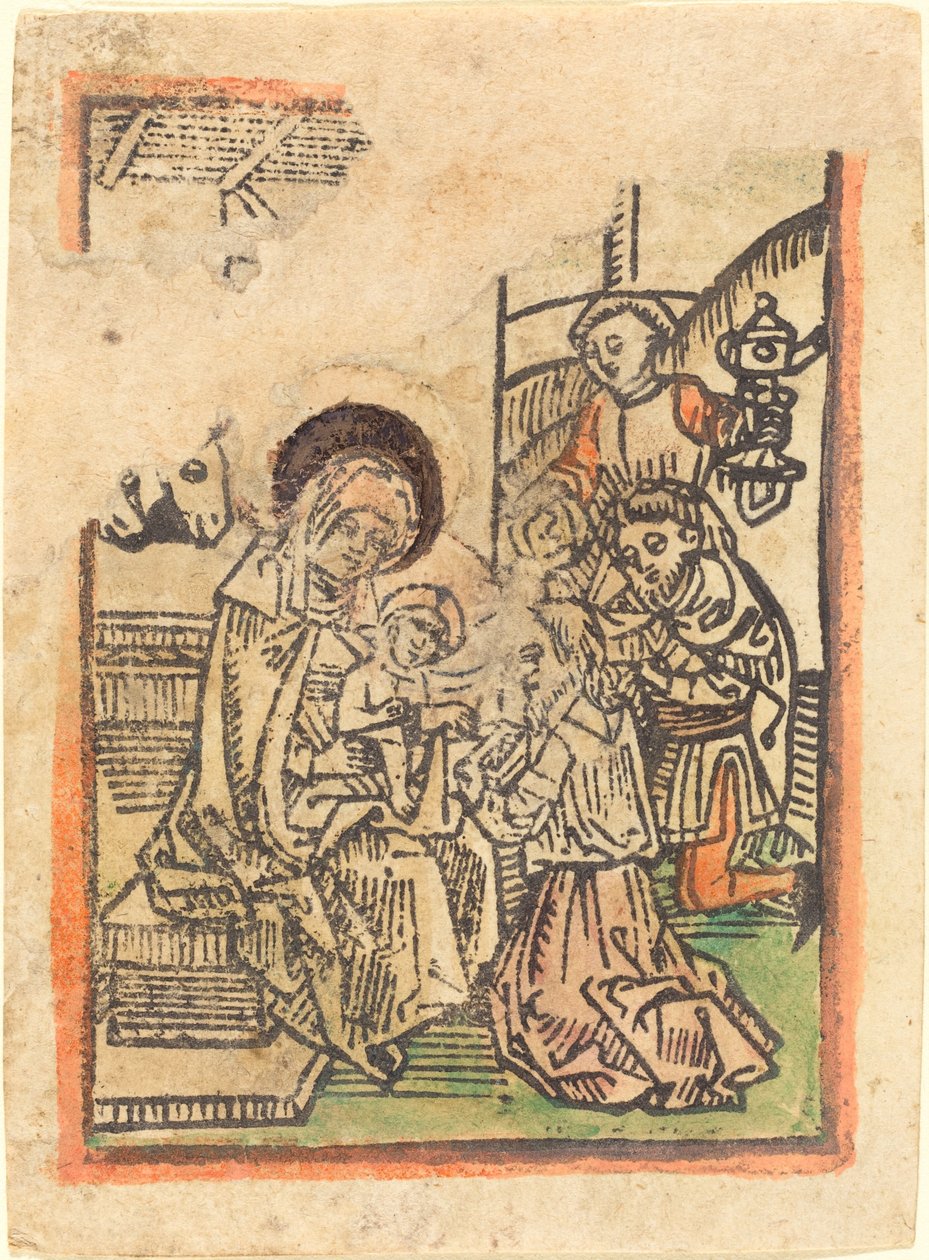 Magiernes tilbedelse af German 15th Century