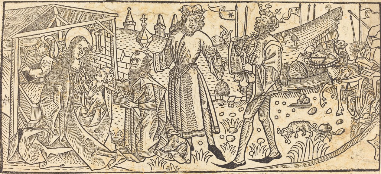 Magiernes tilbedelse af German 15th Century