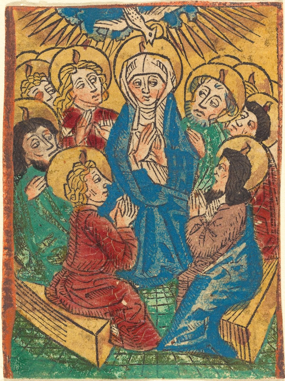 Helligåndens nedstigning af German 15th Century