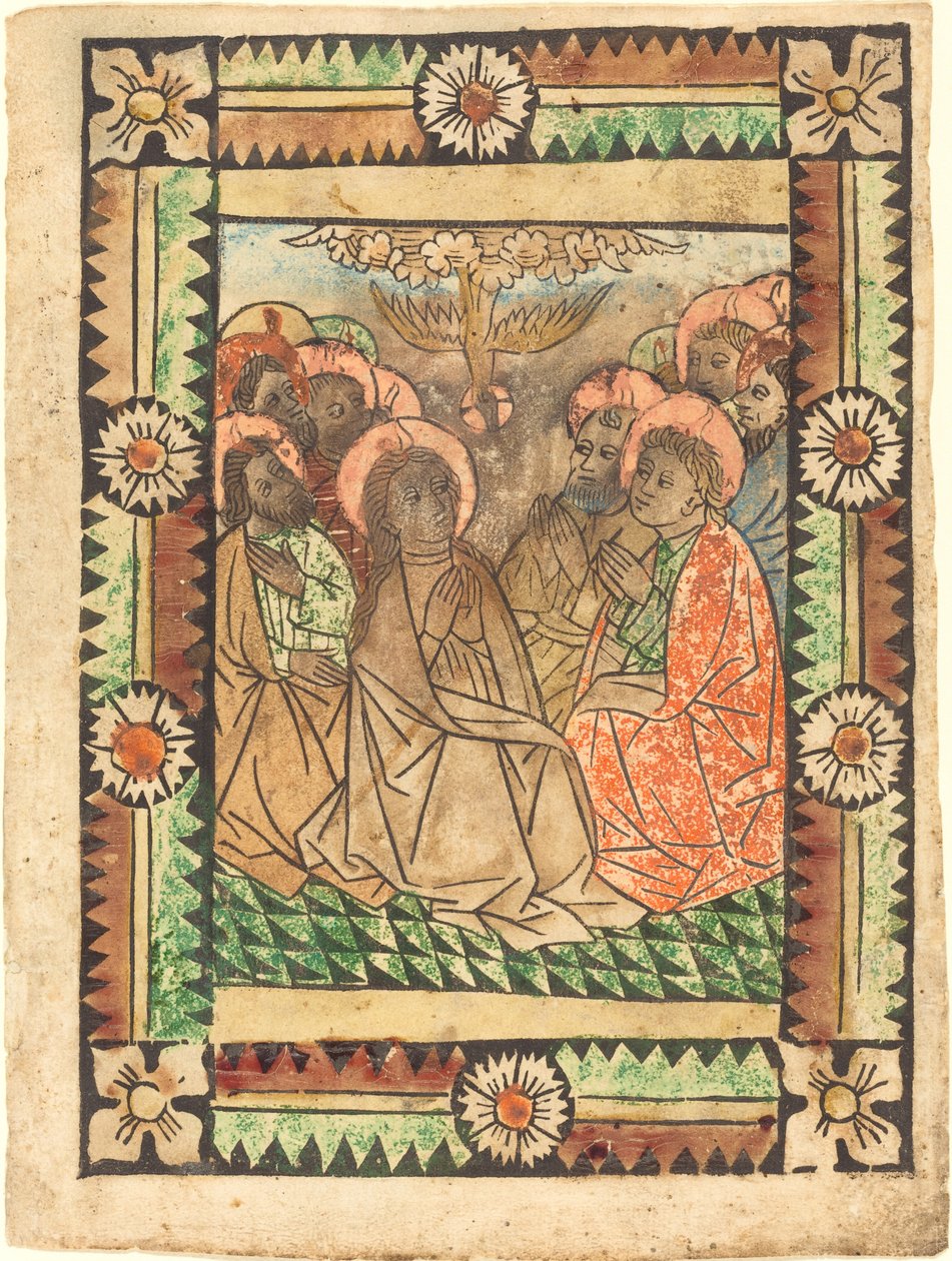 Helligåndens nedstigning af German 15th Century
