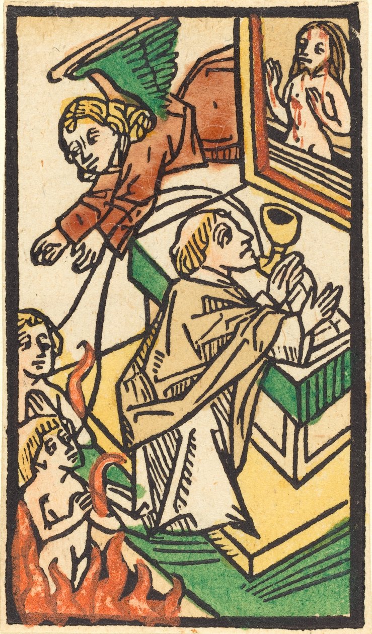 Sankt Gregors messe af German 15th Century