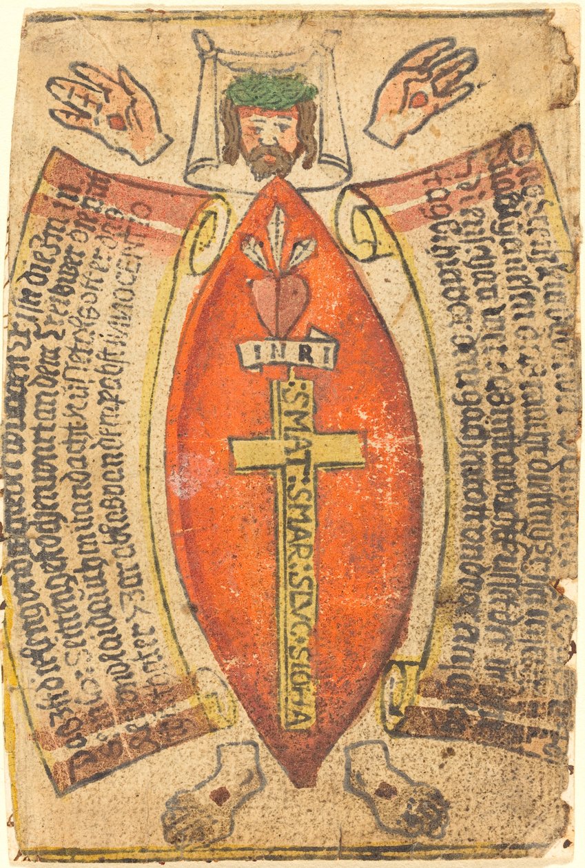 Sidesårets mål og Kristi legeme af German 15th Century