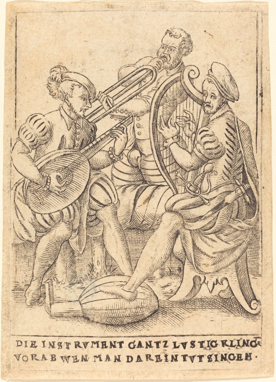 Instrumentet lyder meget sjovt i forvejen, hvis man synger ind i det tvt af German 16th Century