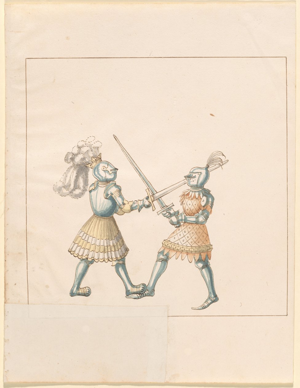 Freydal, The Book of Jousts and Tournament of Emperor Maximilian I: Combats on Foot (Jousts) (Bind III): Plade 158 af German 16th Century