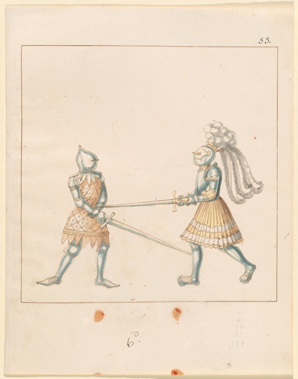 Freydal, The Book of Jousts and Tournament of Emperor Maximilian I: Combats on Foot (Jousts) (Bind III): Plade 163 af German 16th Century