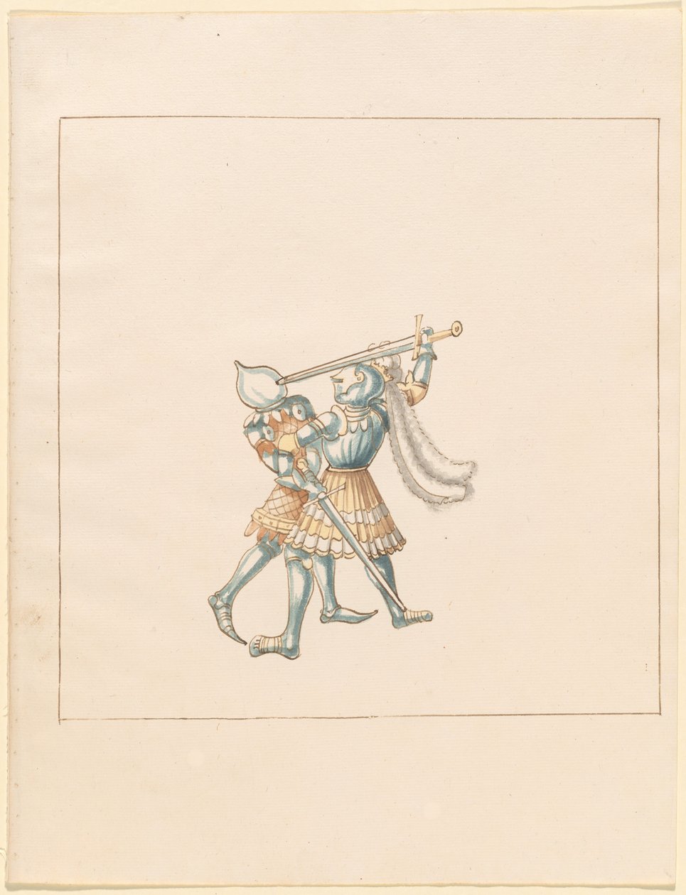 Freydal, The Book of Jousts and Tournament of Emperor Maximilian I: Combats on Foot (Jousts) (Bind III): Plade 160 af German 16th Century