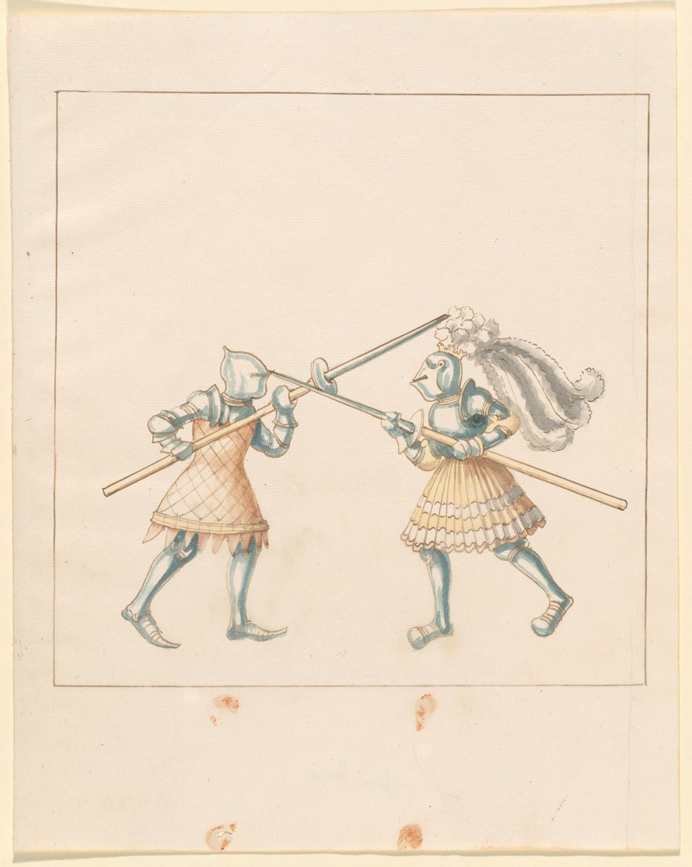 Freydal, The Book of Jousts and Tournament of Emperor Maximilian I: Combats on Foot (Jousts) (Bind III): Plade 149 af German 16th Century