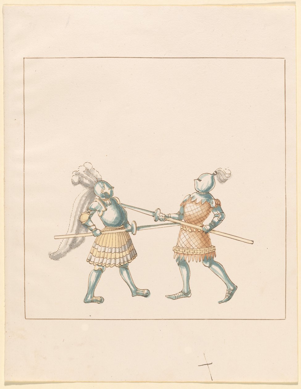 Freydal, The Book of Jousts and Tournament of Emperor Maximilian I: Combats on Foot (Jousts) (Bind III): Plade 148 af German 16th Century