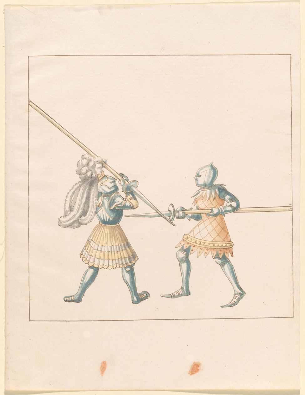 Freydal, The Book of Jousts and Tournament of Emperor Maximilian I: Combats on Foot (Jousts) (Bind III): Plade 147 af German 16th Century