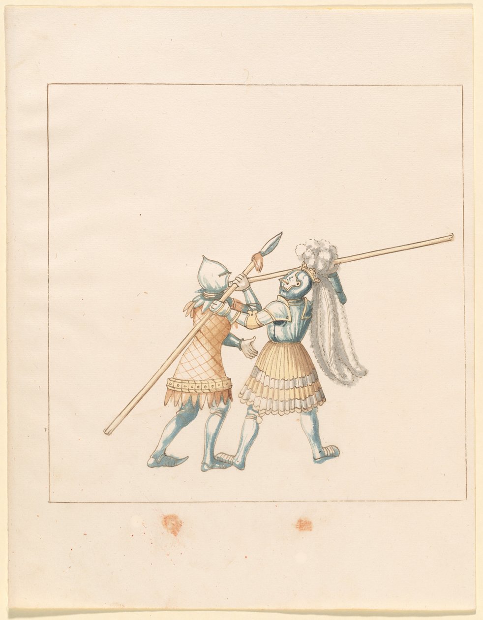 Freydal, The Book of Jousts and Tournament of Emperor Maximilian I: Combats on Foot (Jousts) (Bind III): Plade 150 af German 16th Century
