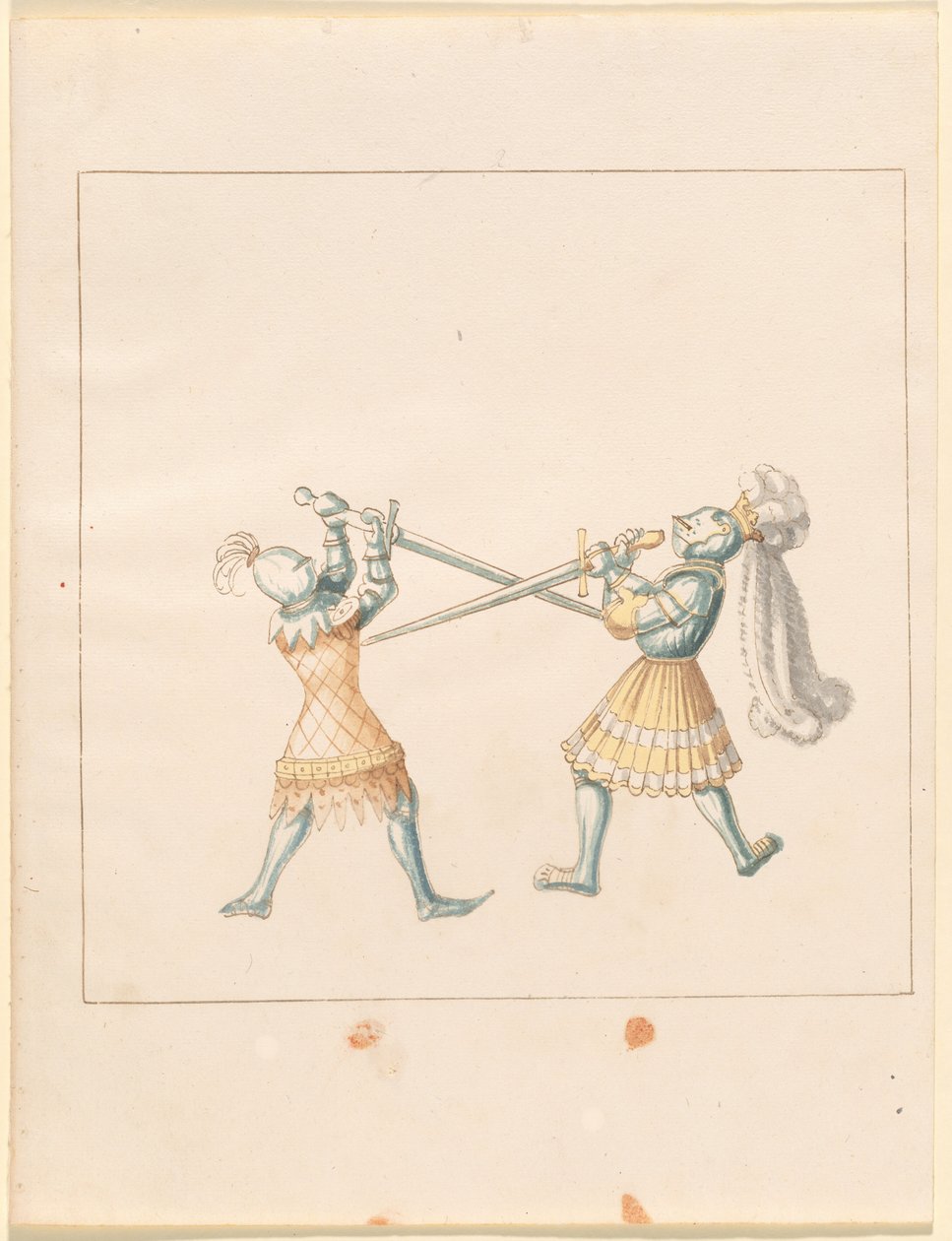 Freydal, The Book of Jousts and Tournament of Emperor Maximilian I: Combats on Foot (Jousts) (Bind III): Plade 159 af German 16th Century