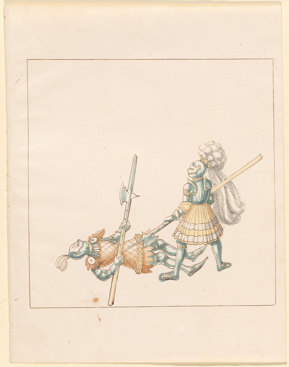 Freydal, The Book of Jousts and Tournament of Emperor Maximilian I: Combats on Foot (Jousts) (Bind III): Plade 145 af German 16th Century