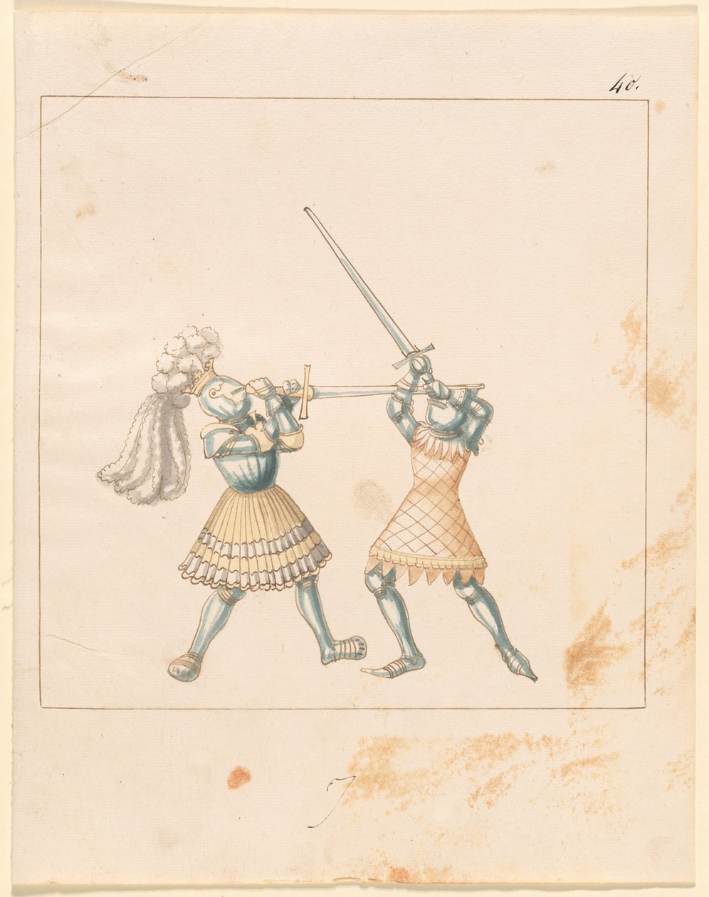 Freydal, The Book of Jousts and Tournament of Emperor Maximilian I: Combats on Foot (Jousts) (Bind III): Plade 157 af German 16th Century