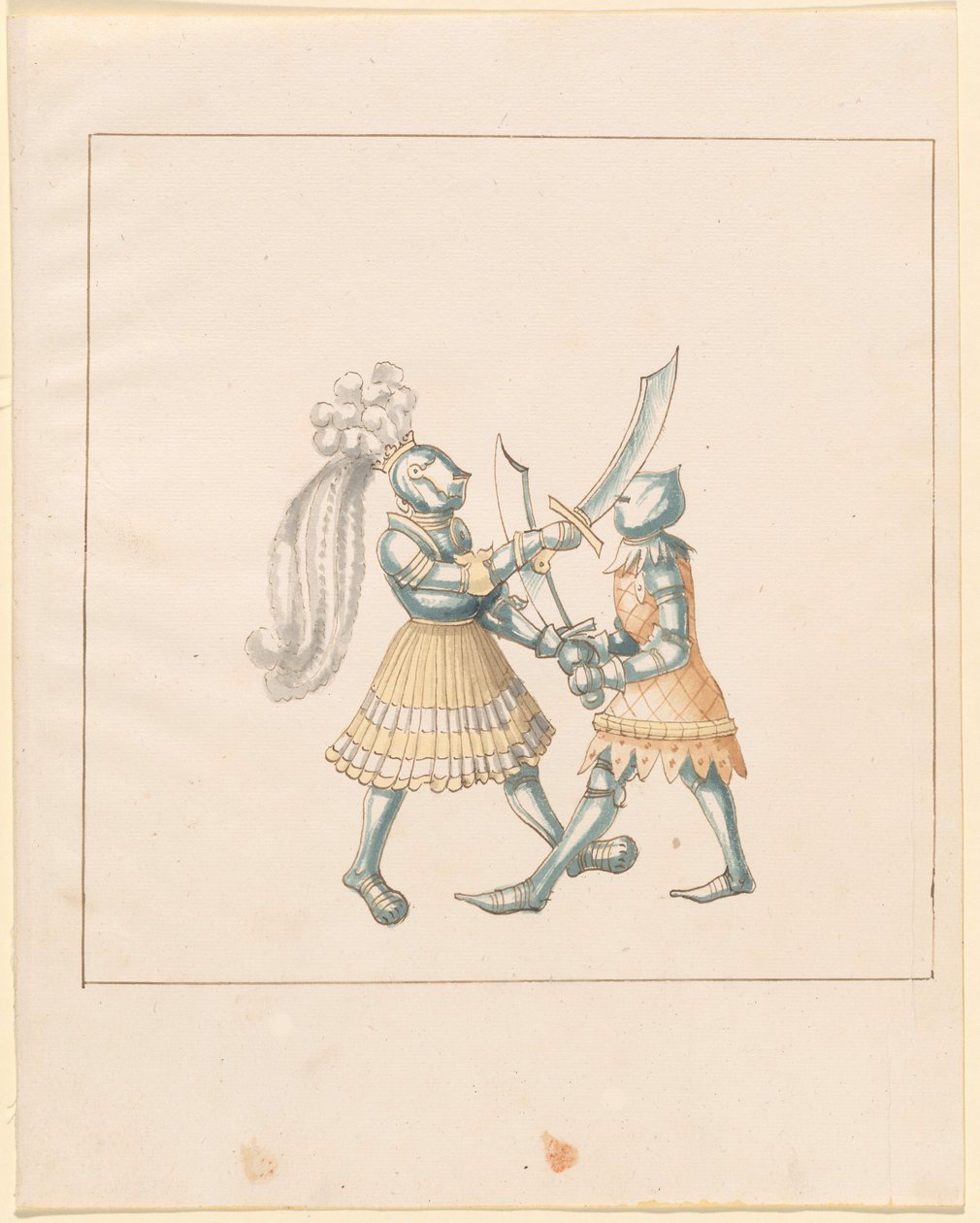 Freydal, The Book of Jousts and Tournament of Emperor Maximilian I: Combats on Foot (Jousts) (Bind III): Plade 153 af German 16th Century