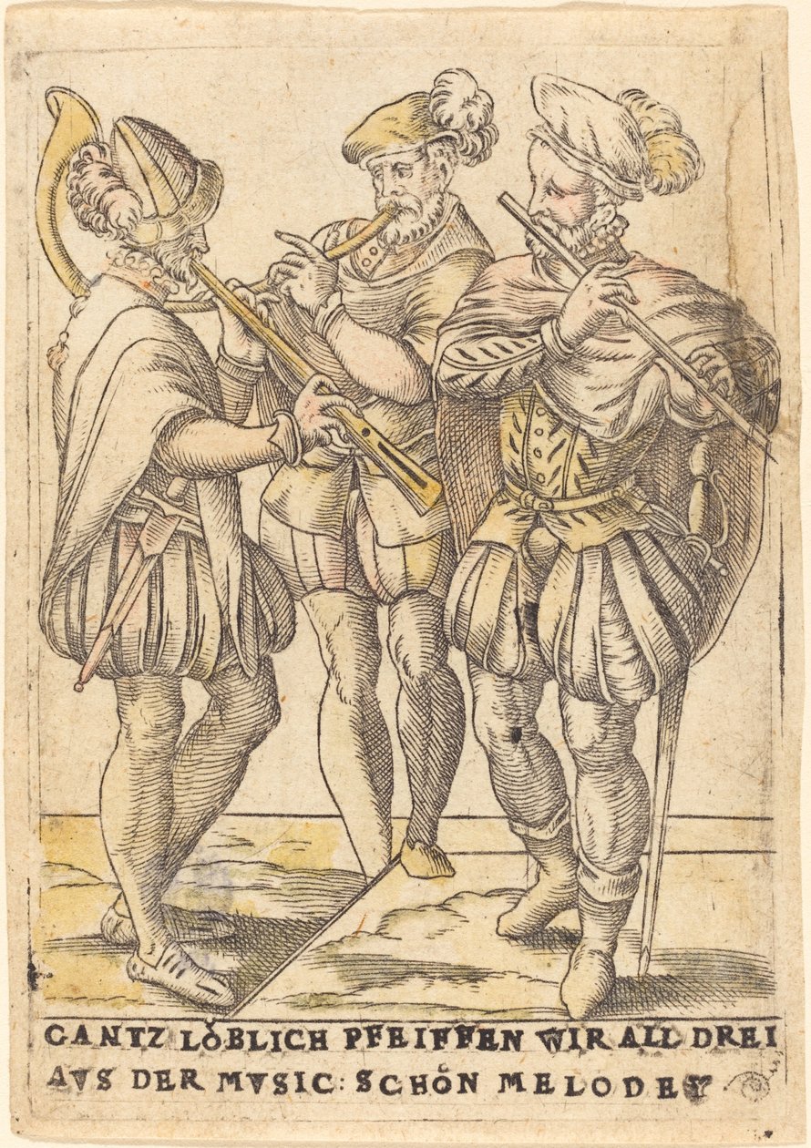 Gantz loblich Pfeiffen vi alle tre afs de Mvsic: Schon Melodey af German 16th Century